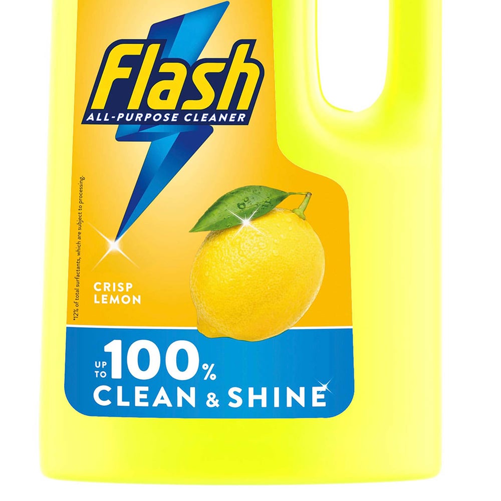 Flash Lemon All Purpose Liquid Cleaner Case of 6 x 1.5L Image 4
