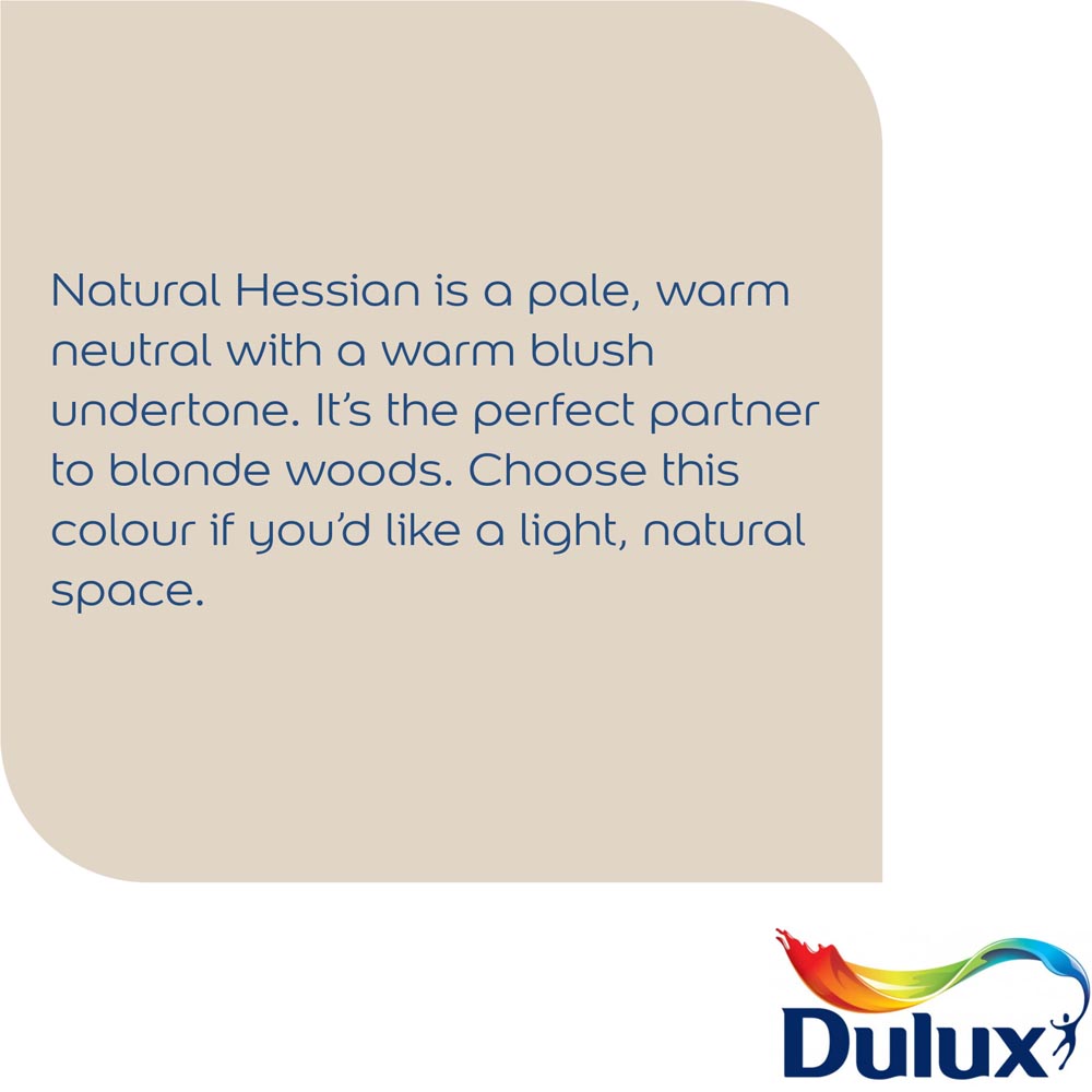 Dulux Easycare Washable & Tough Walls & Ceilings Natural Hessian Matt Emulsion Paint 5L Image 7