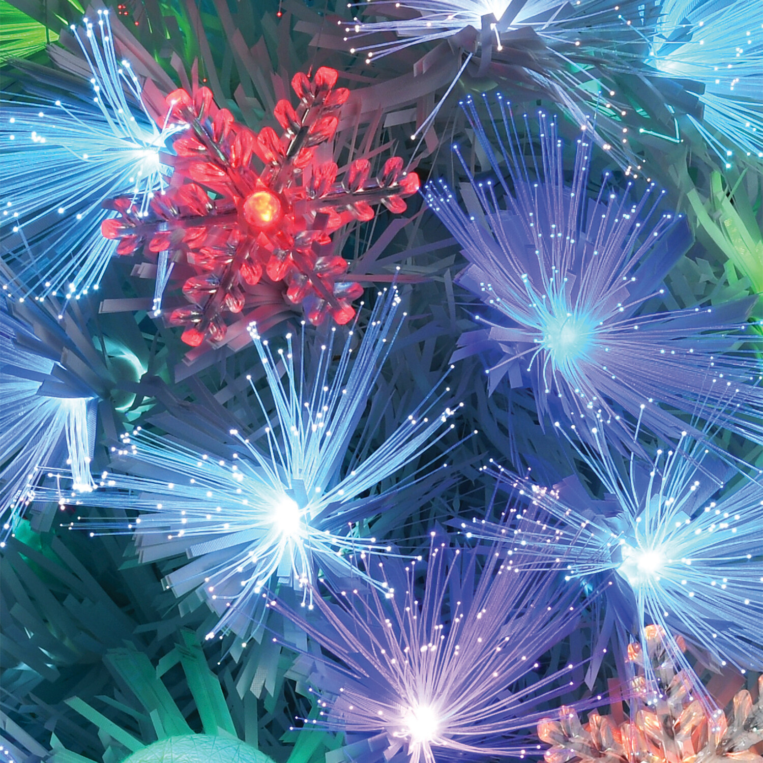 Fibre Optic Christmas Tree - White Image 9