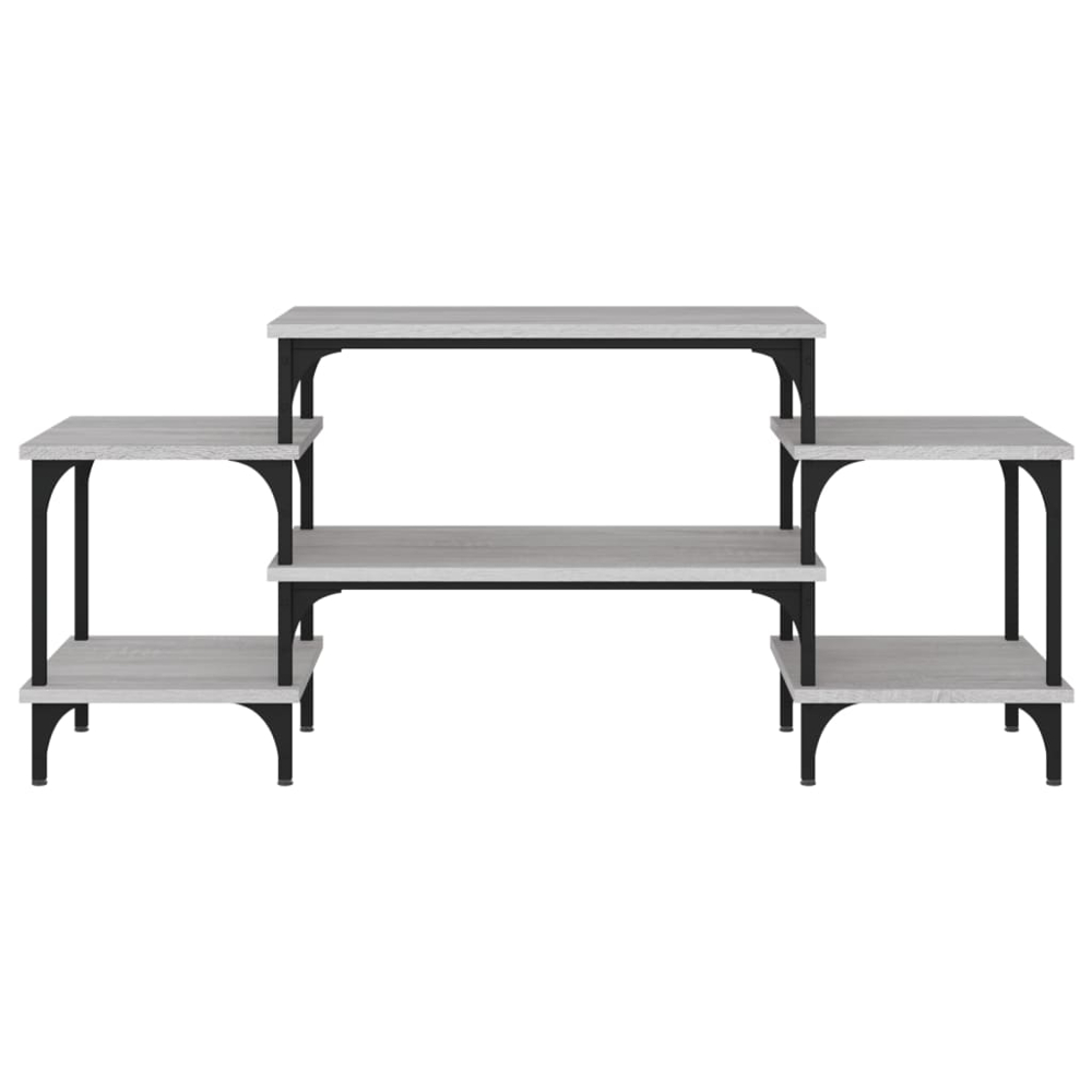 vidaXL 5 Shelf Grey Sonoma TV Cabinet Image 3