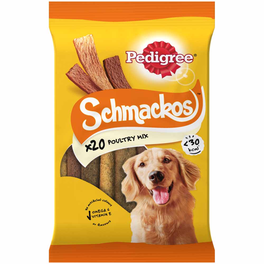 Pedigree Schmackos 20 pack Poultry Dog Treats Image 2