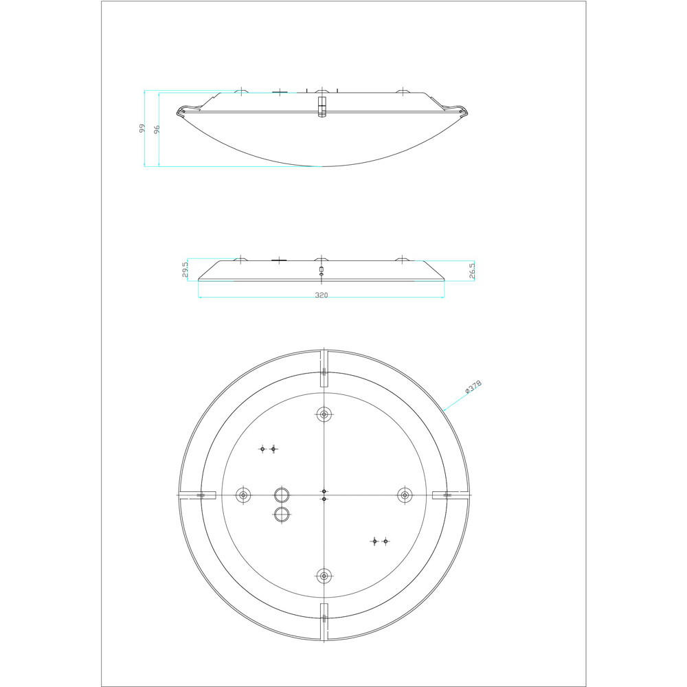 Nordlux Standard 38 White Opal Glass Shade Ceiling Light Image 6