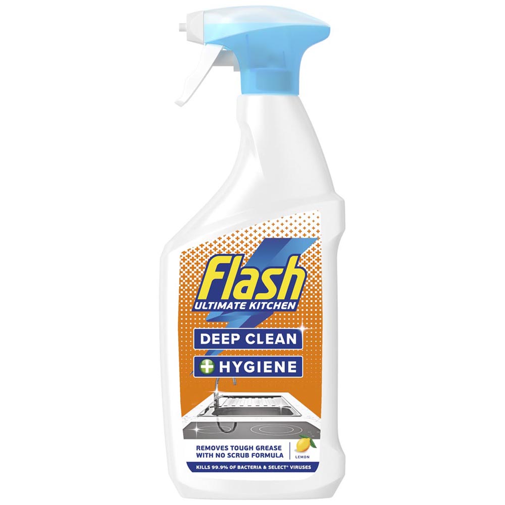 Flash Ultimate Kitchen Anti-Bacterial Cleaning Spray 750ml Image 1