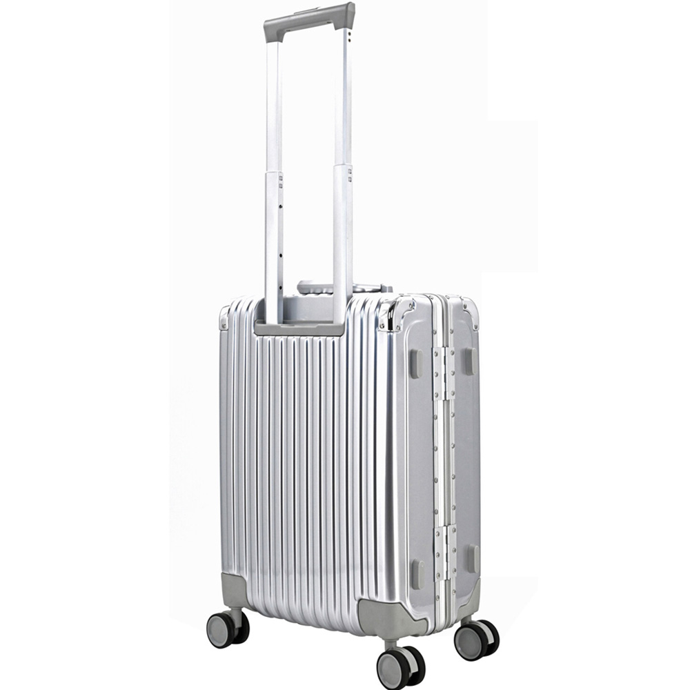 Swift Blaze Hard Shell Luggage Silver Cabin Image 3