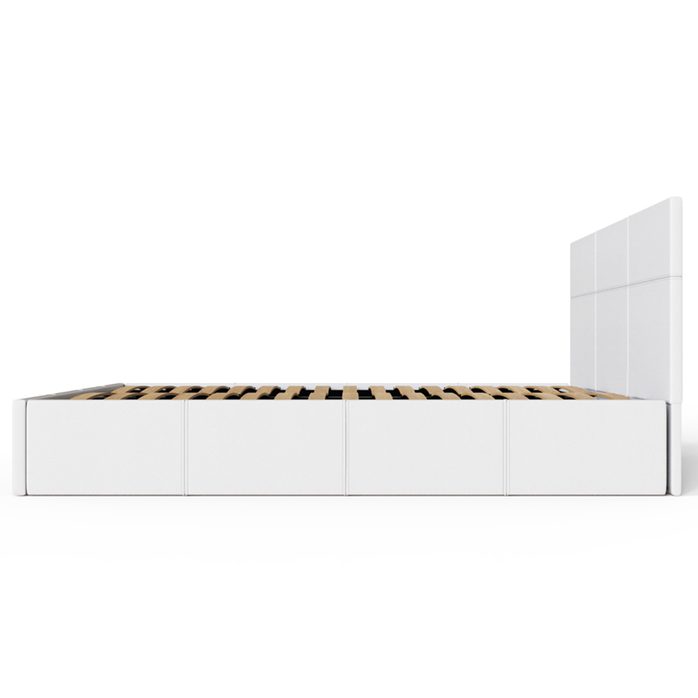 GFW Small Double White End Lift Ottoman Bed Image 5