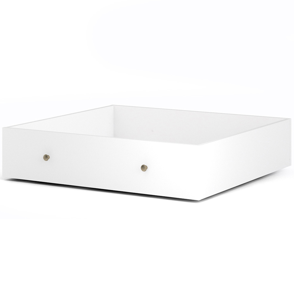 Florence Paris White Underbed Storage Drawer for Single Bed Image 7