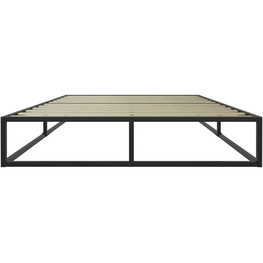 Soho Small Double Black Metal Platform Bed Frame Image 3