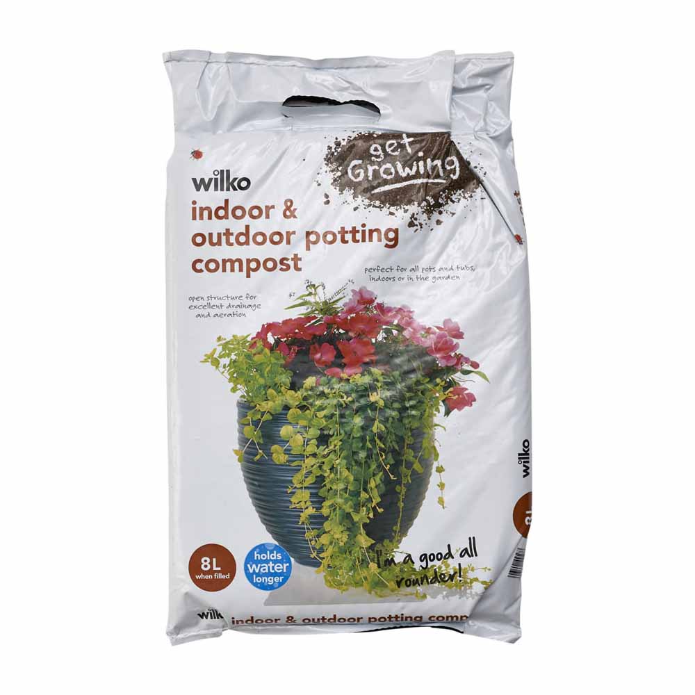 Wilko Indoor and Outdoor Potting Compost 8L Image