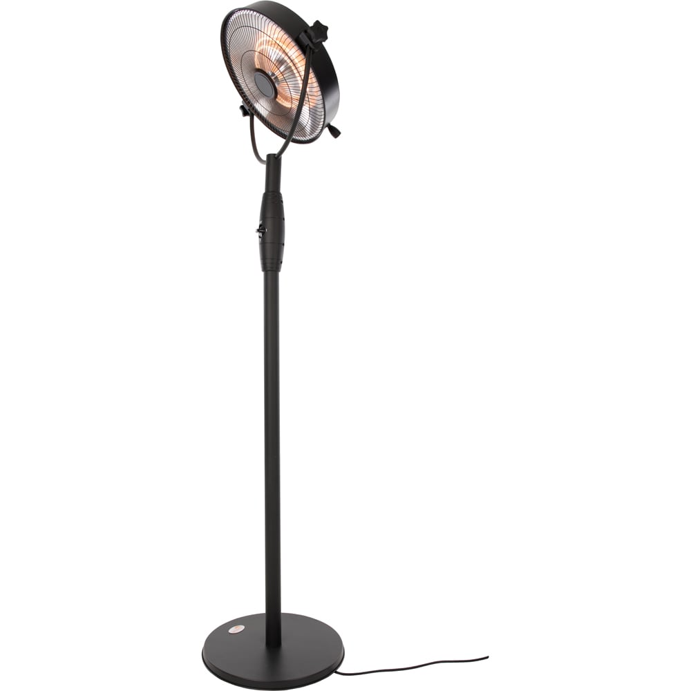 Sunred Bright Black Retro Standing Patio Heater 2100W Image 1