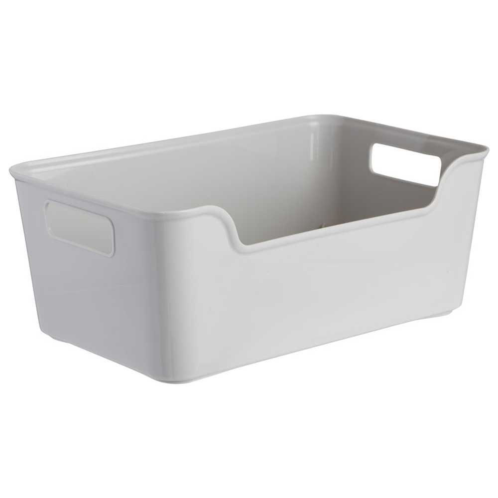 Wilko XLarge Grey Storage Tray Wilko