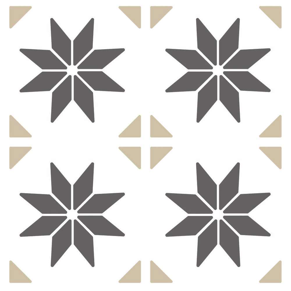 D-C-Fix Vivid Stars Design Self Adhesive Floor Tiles 10 Pack Image 1