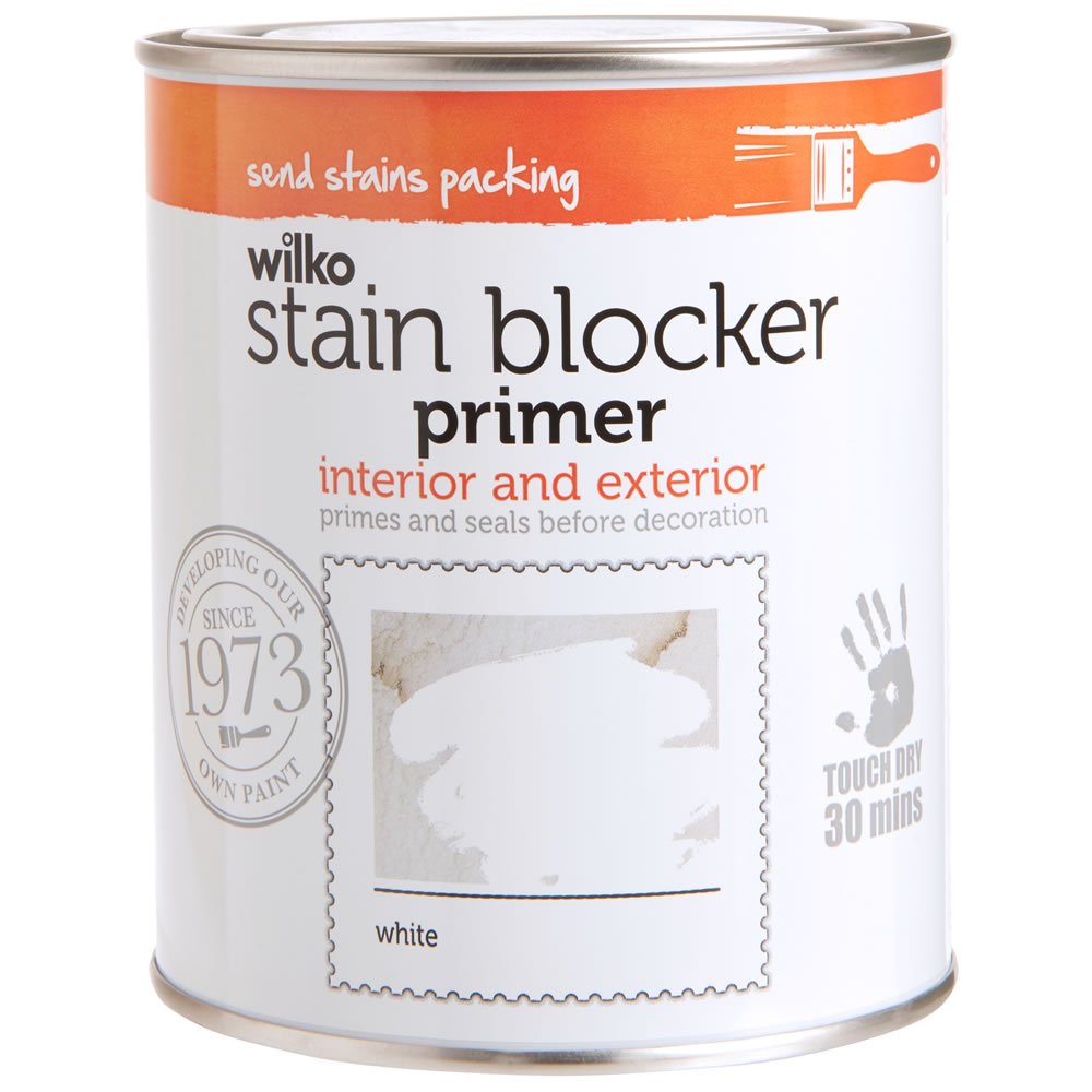 Wilko White Stain Blocker Primer 750ml Image 2
