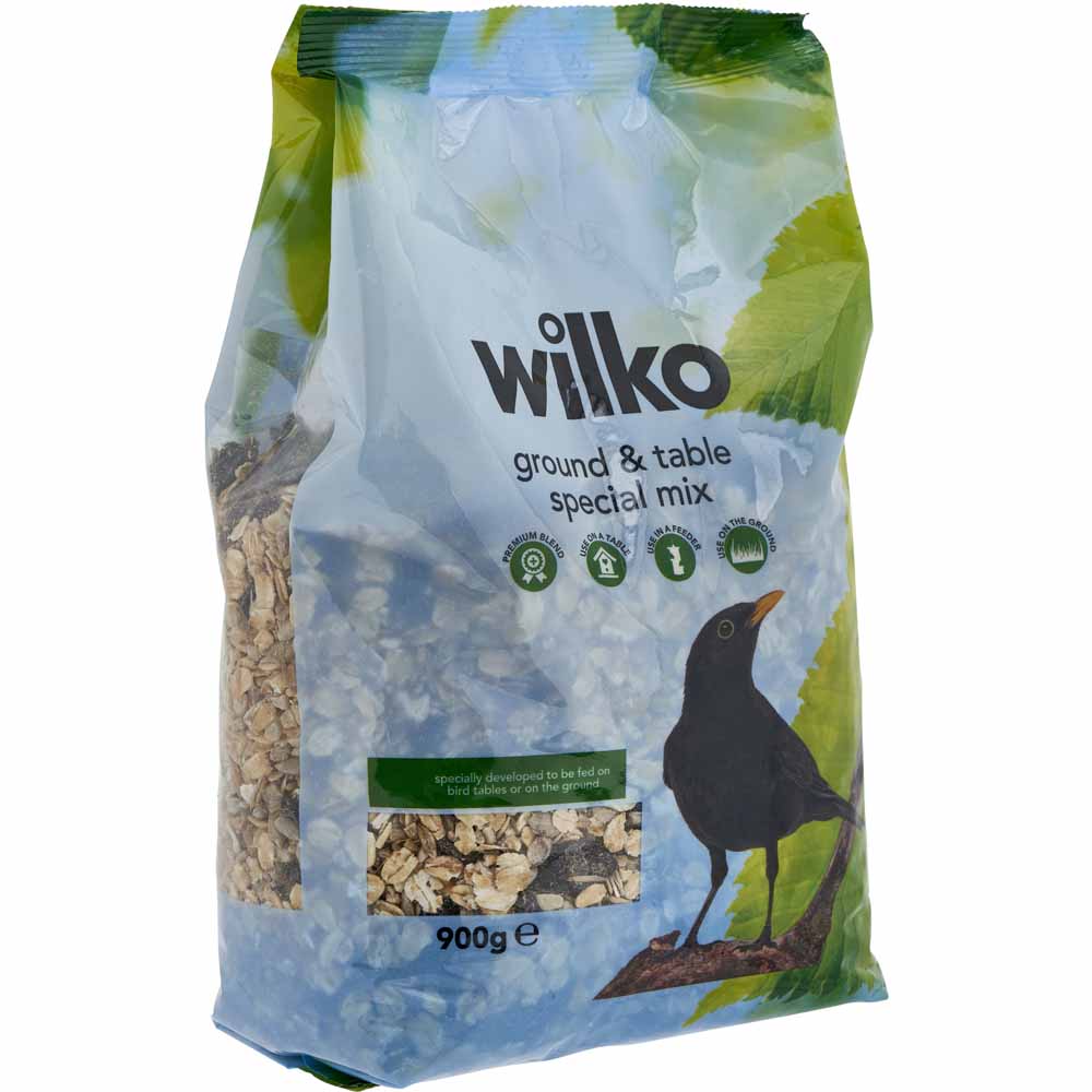 Wilko Ground and Table Special Mix Bird Feed 900g Image 2