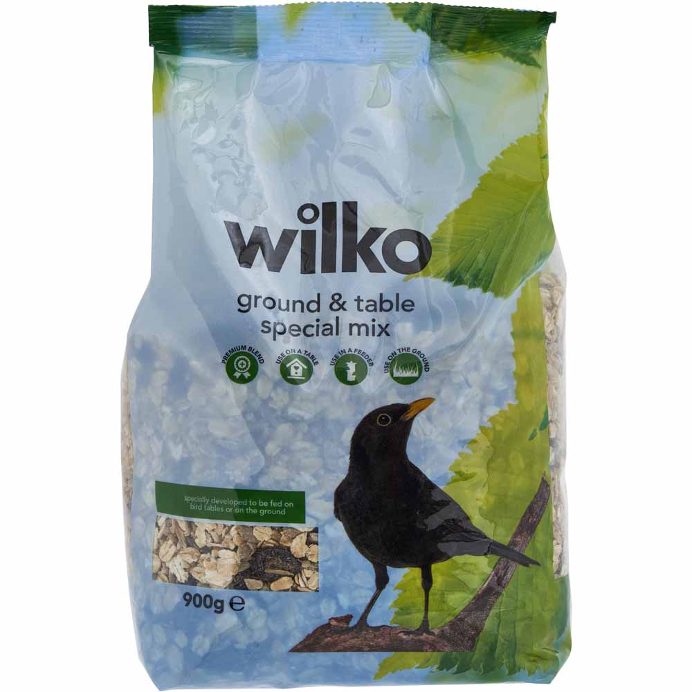 6 Pack Wilko Wild Bird Ground/Table Mix 900g Image 3