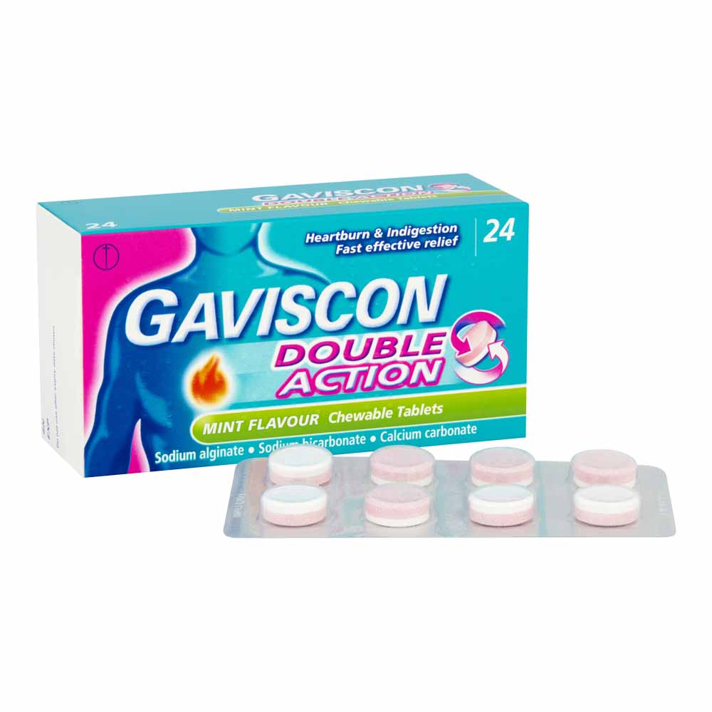 Gaviscon Double Action Heartburn and Indigestion Tablets 24 pack Image 3
