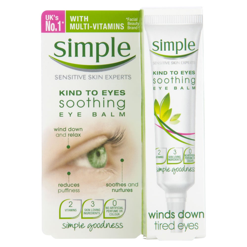 Simple Kind to Eyes Soothing Eye Balm Case of 6 x 15ml Image 2