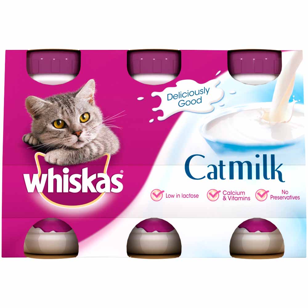 Whiskas Kitten Cat Milk Bottle 3 x 200ml Image 2