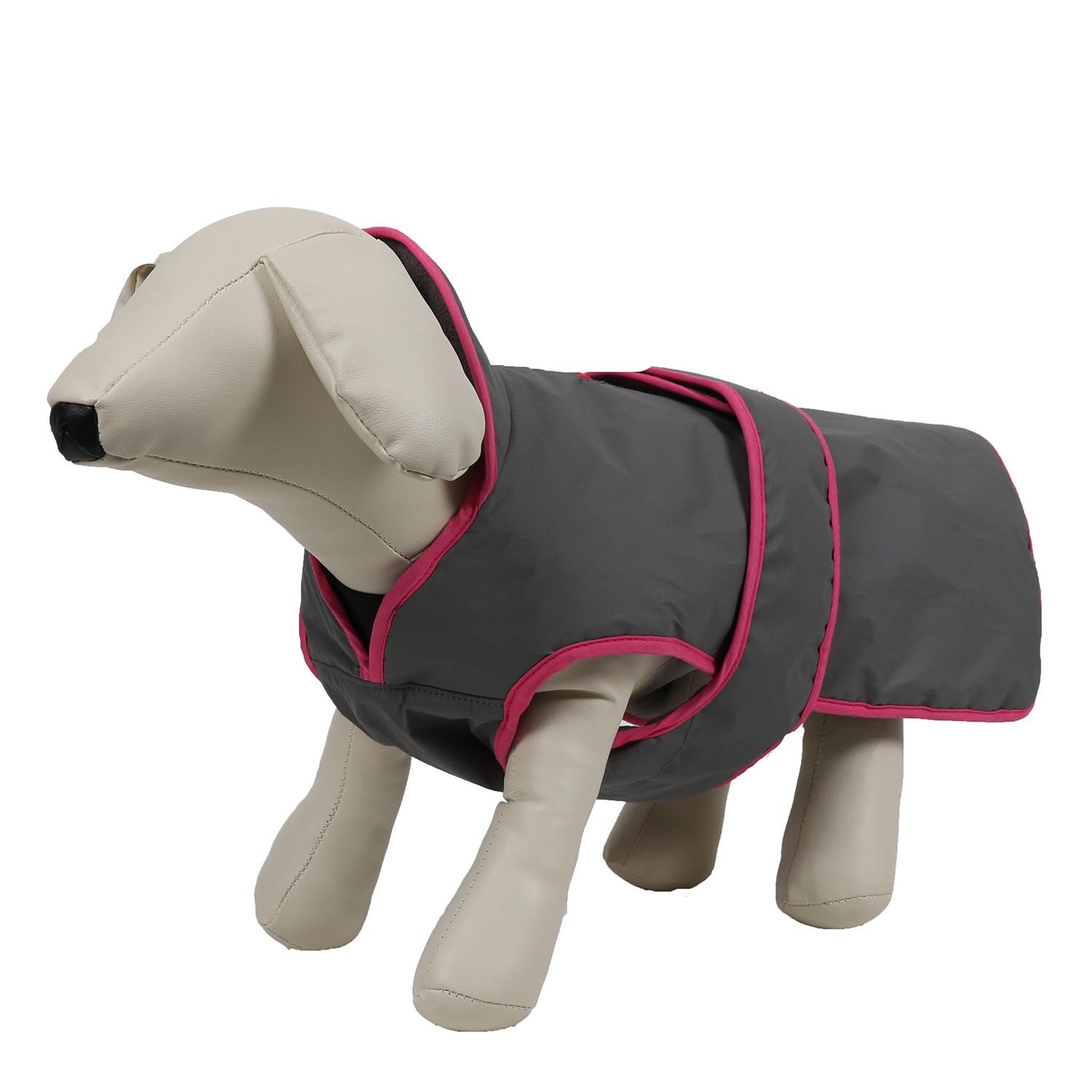 Reflective Chest Guard Dog Coat - Grey / 60cm Image 5