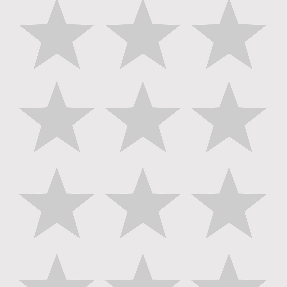 Galerie Deauville 2 Large Star Light Grey and White Wallpaper Image 1