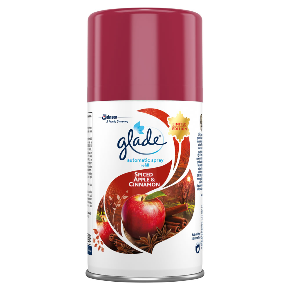 Glade Spiced Apple and Cinnamon Automatic Air     Freshener Refill 269ml Image