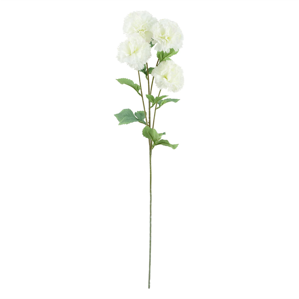 Leaf Purple Chrysanthemum Artificial Flower Bundle with Glass Vase 80cm 13 Pack Image 6