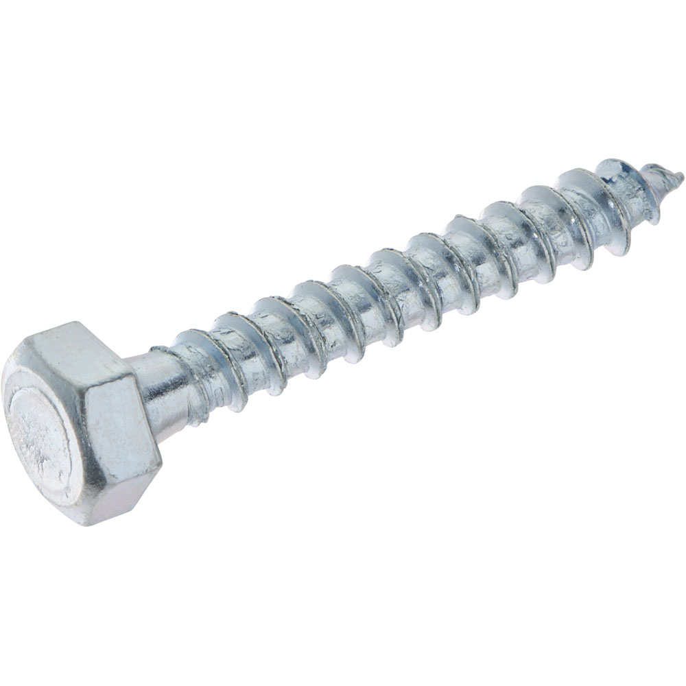 Wilko M6 x 40mm Zinc Plated Coach Screws 60 Pack Wilko