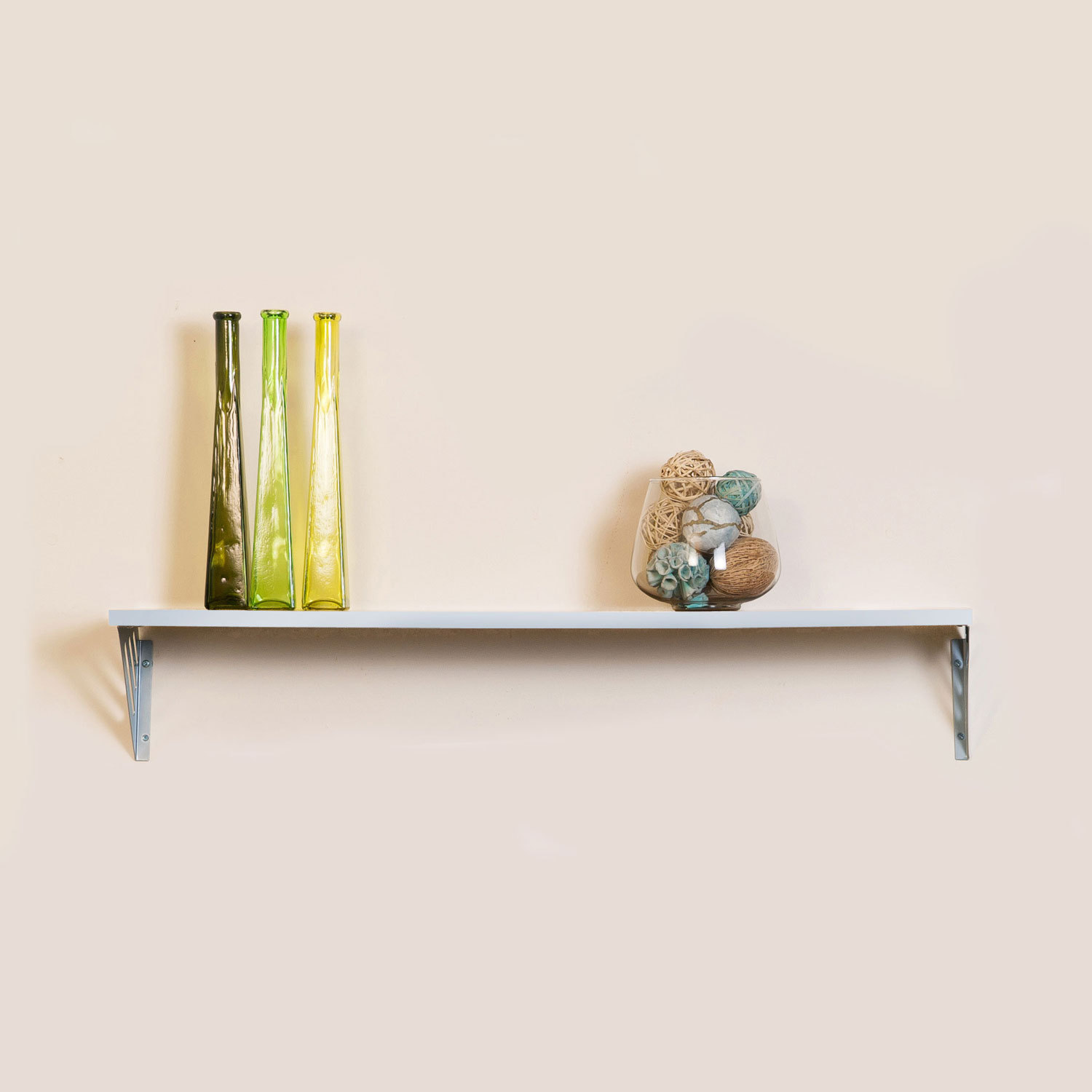 Avon White Book End Floating Shelf 90cm Image 2