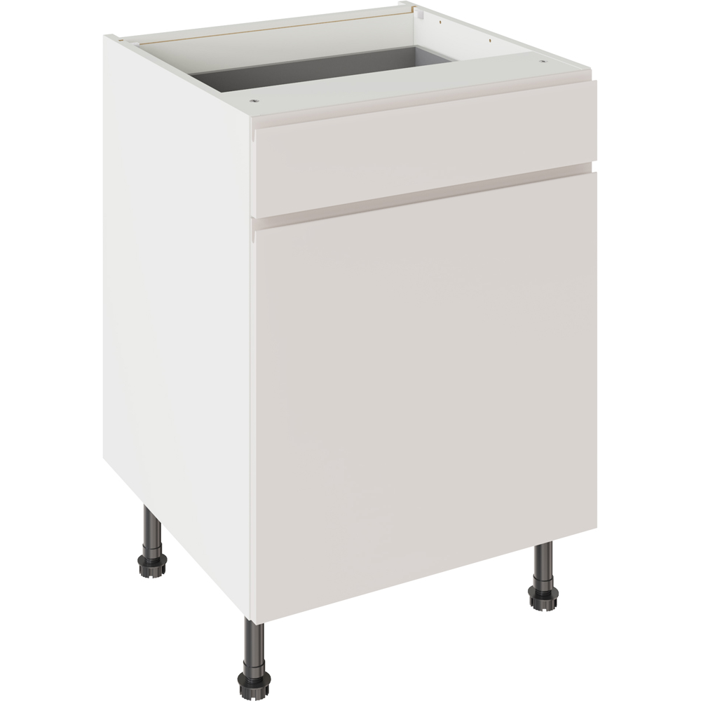 Kitchen Kit J-Pull Light Grey Drawerline Base Cabinet 600mm Image 1