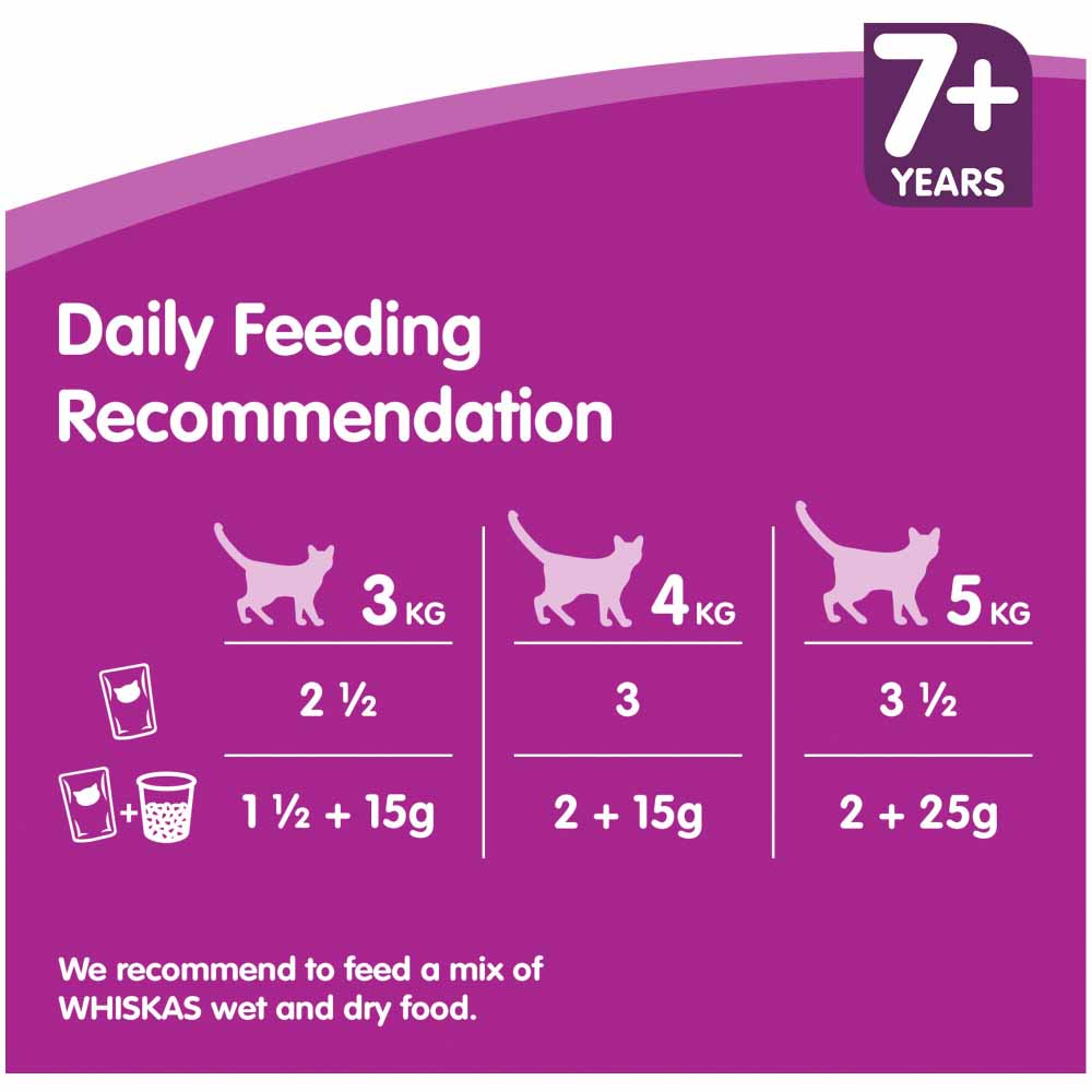 Whiskas 7+ Poultry in Jelly Cat Food 12 x 100g Image 6