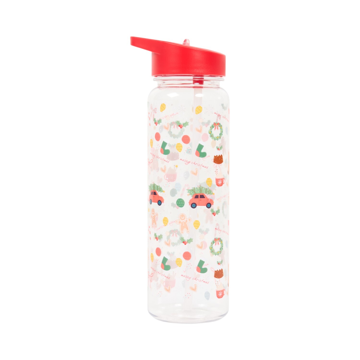 Christmas Drinks Bottle Clear Image 2