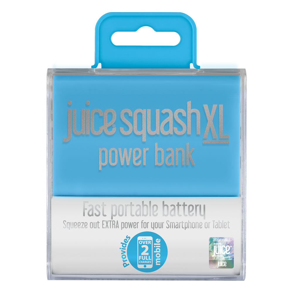 Juice Squash XL Power Bank Aqua 5600mAh Image 1