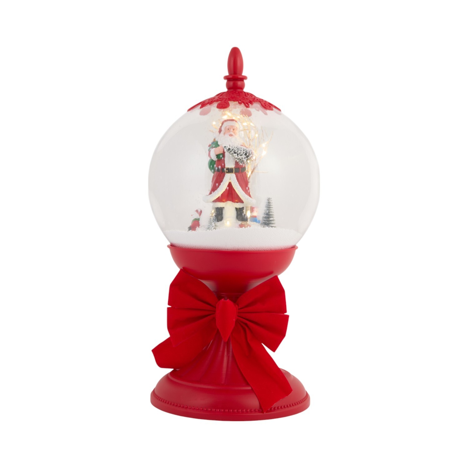 Snowing Table Lamp Red Image 4