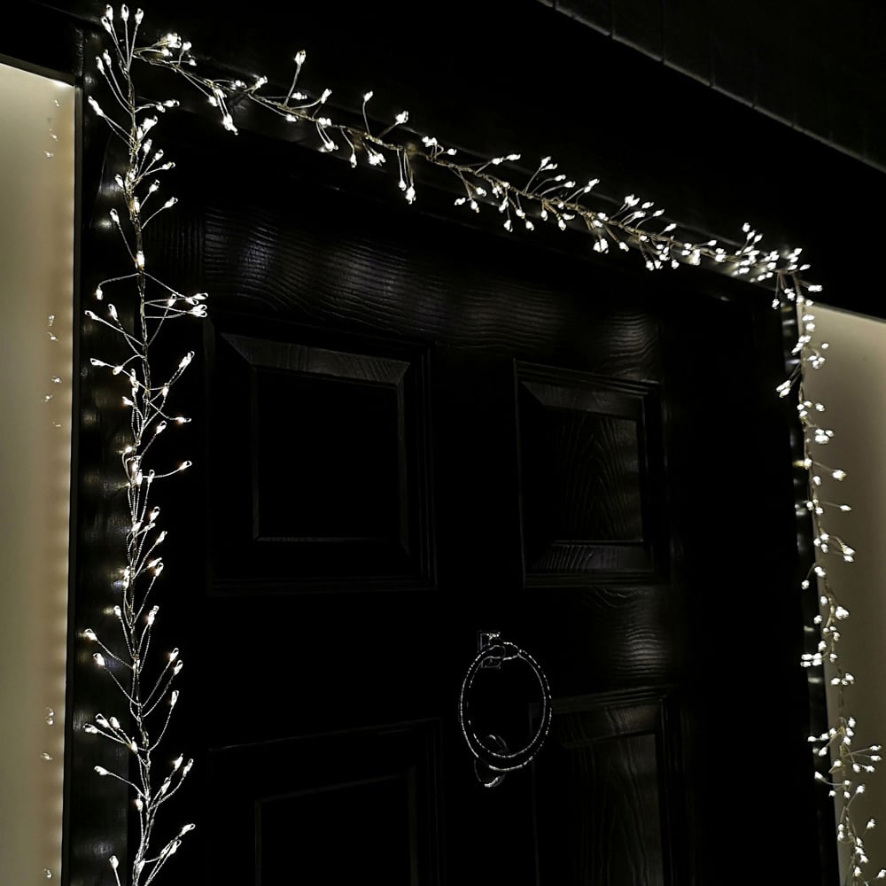 Samuel Alexander 880 Warm White LED Christmas Door Lights Image 1
