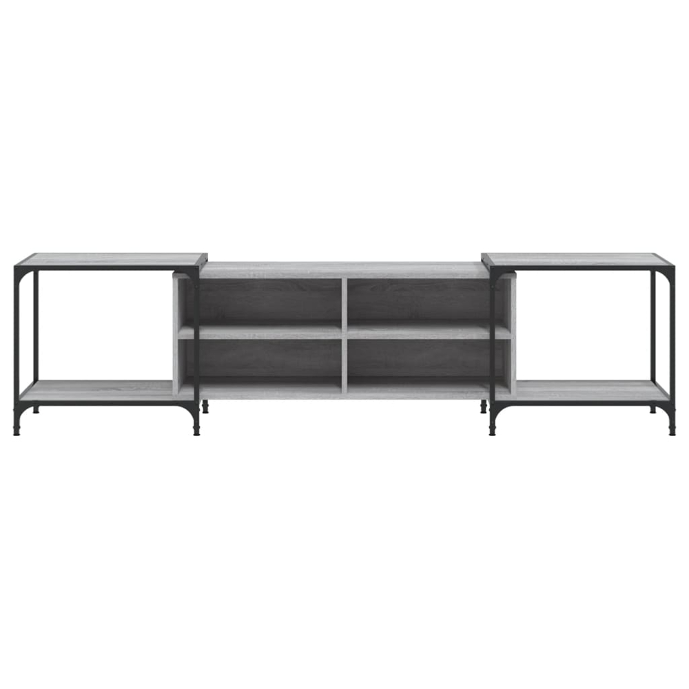 vidaXL 6 Shelf Grey Sonoma TV Cabinet Image 3