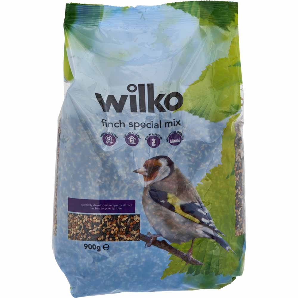 Wilko Wild Bird Finch Special Seed Mix 900g Image 1