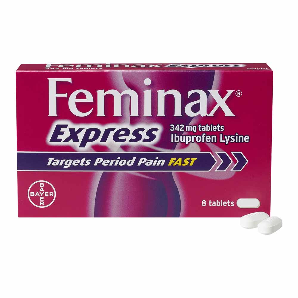 Feminax Express Tablets 8 pack Image 3