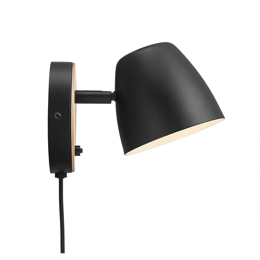 Nordlux Theo Black Wall Light Image 4