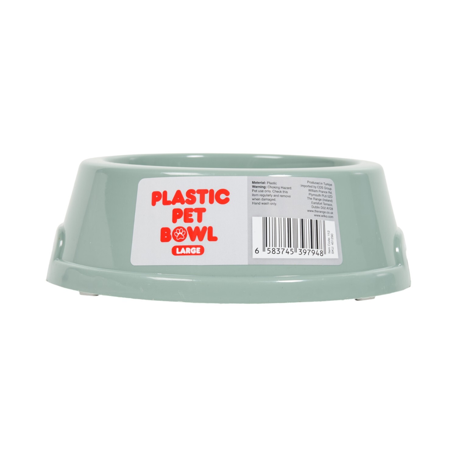 Large Plastic Pet Bowl Image 6
