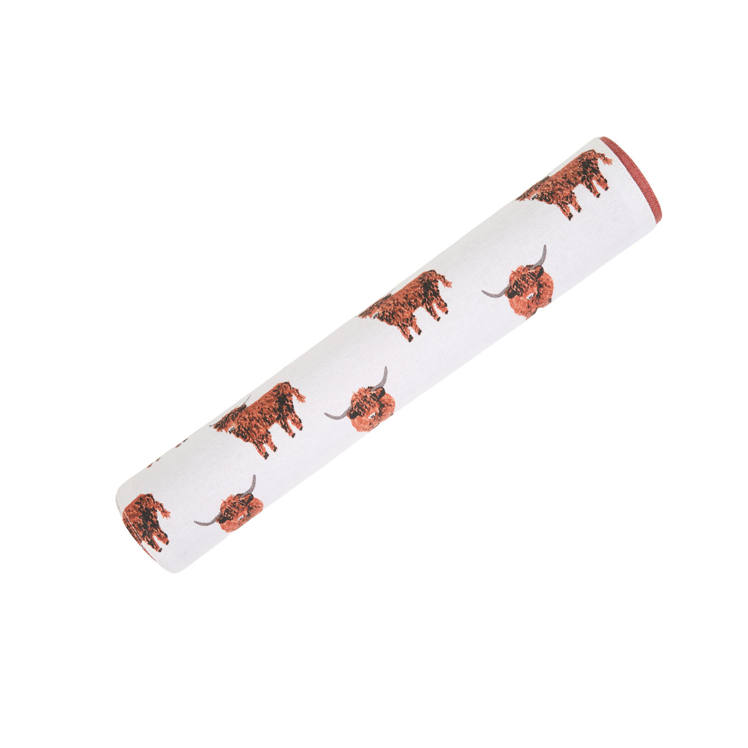 Highland Cow Table Runner White Image 2