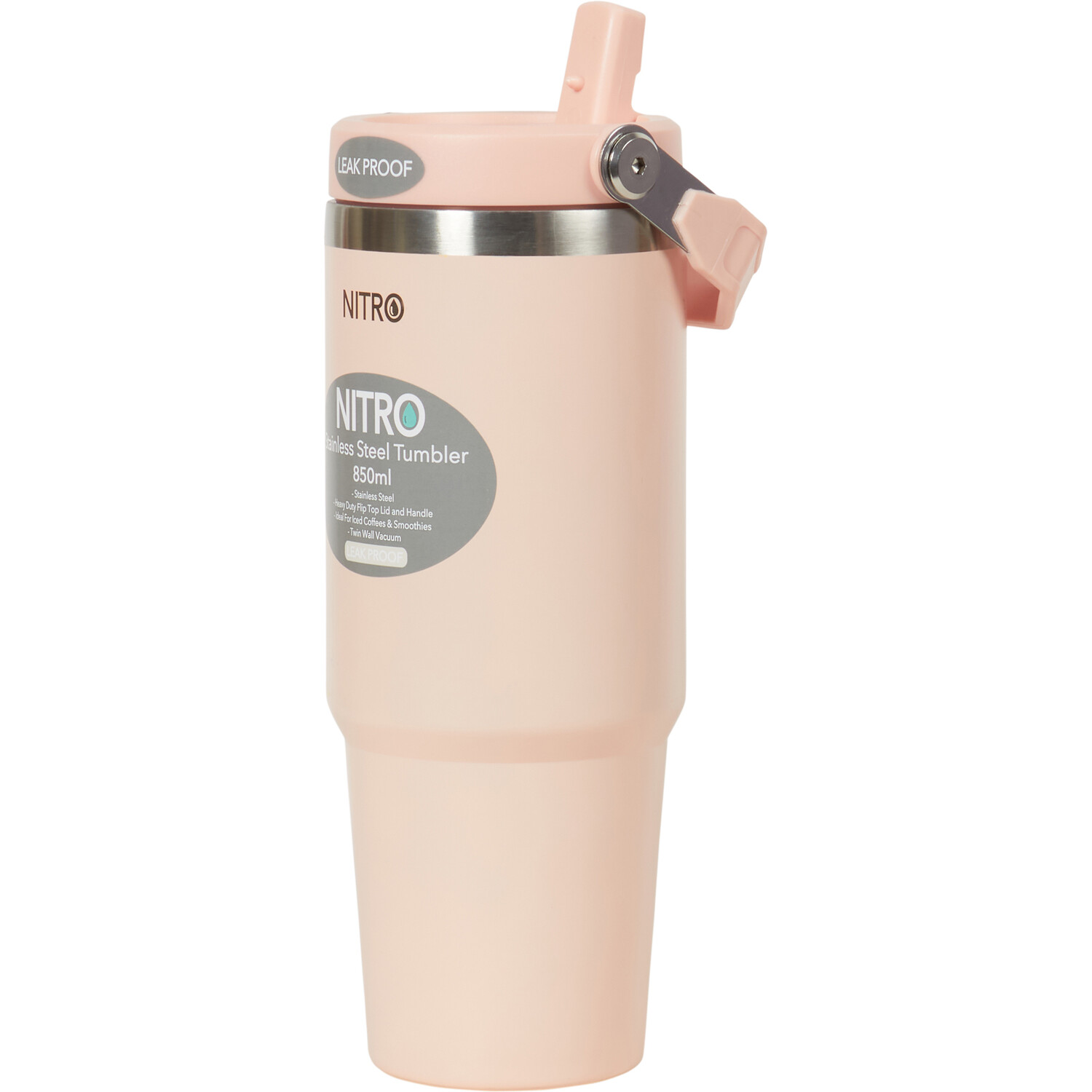 Nitro Rose/Coral Stainless Steel Tumbler Image 3