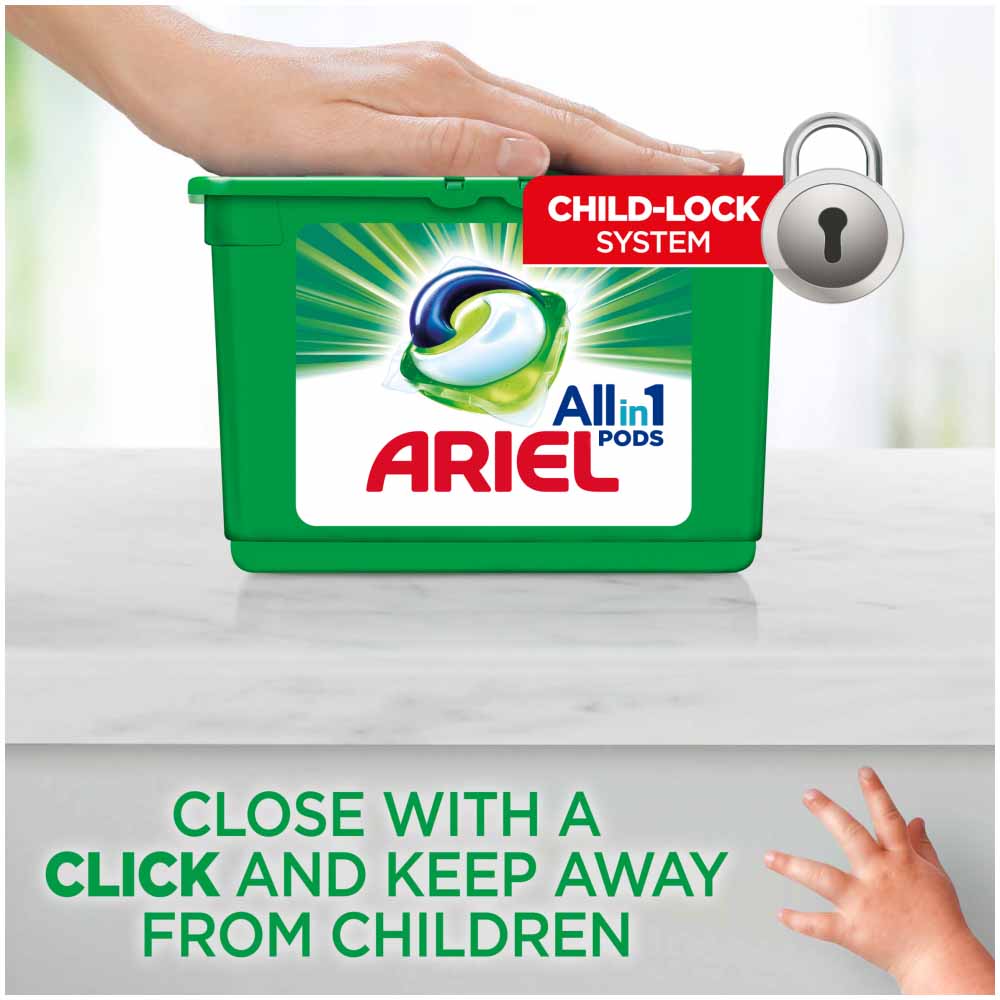 Ariel +Oxi Stain Remover All-in-1 Pods Washing Liquid Capsules 30 Washes Image 8