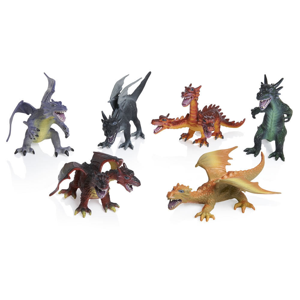 Wilko Large Play Dragons - Assorted Image 1