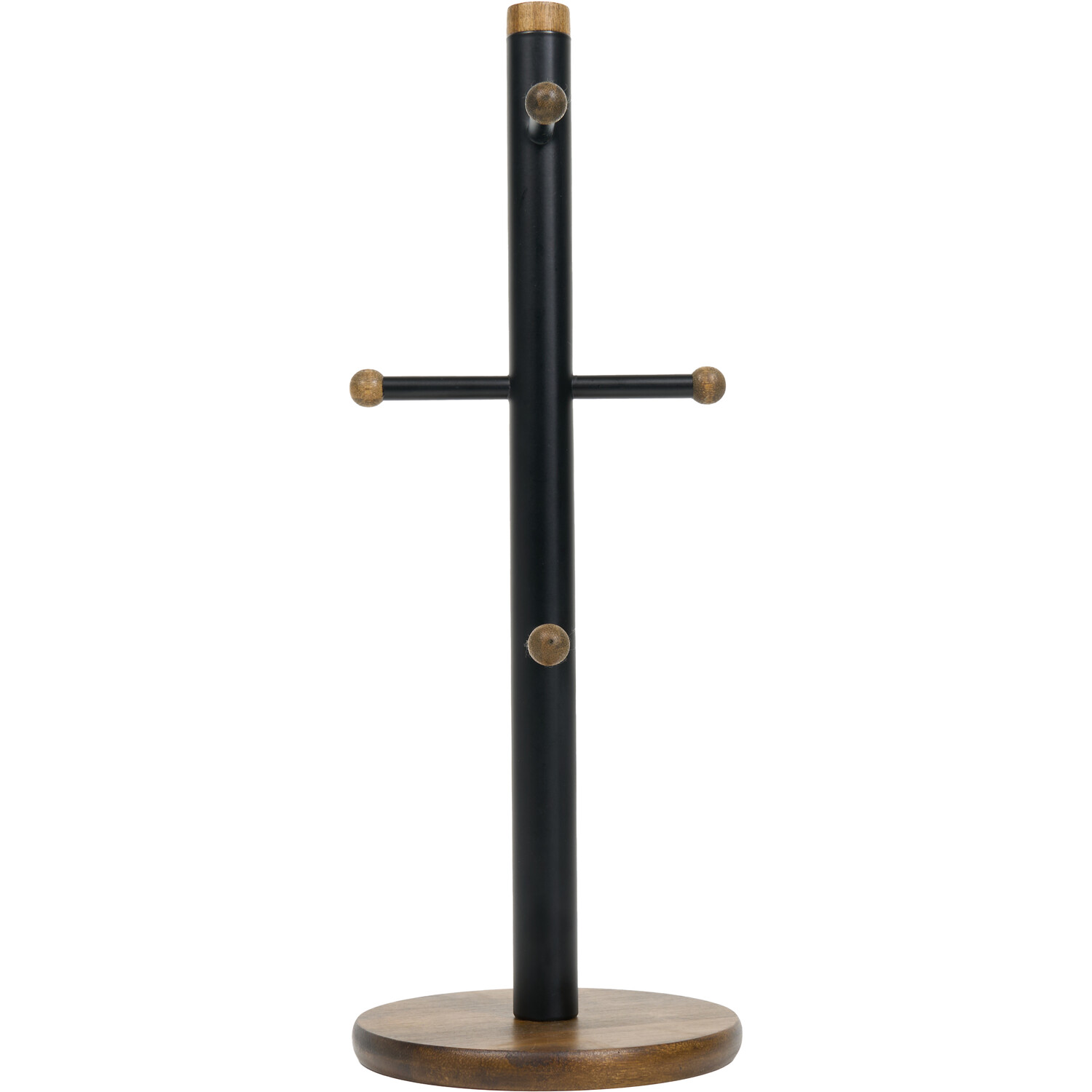 Malmo Minimalist Mug Tree Black Image 2