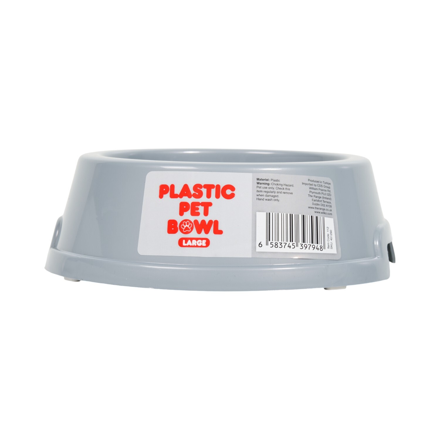 Large Plastic Pet Bowl Image 5