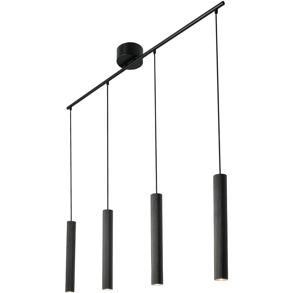 Nordlux Vico 4-Rail Black Pendant Light Image 1