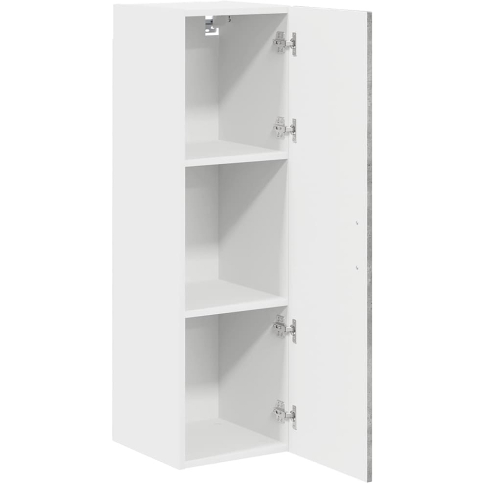 vidaXL Single Door Concrete Grey Kitchen Wall Cabinet Image 5