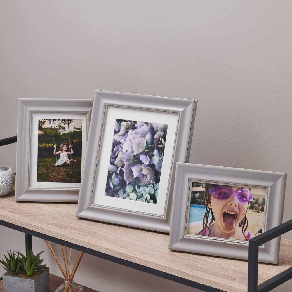 Wilko Distressed Grey Photo Frame 12 x 10 Inch Wilko