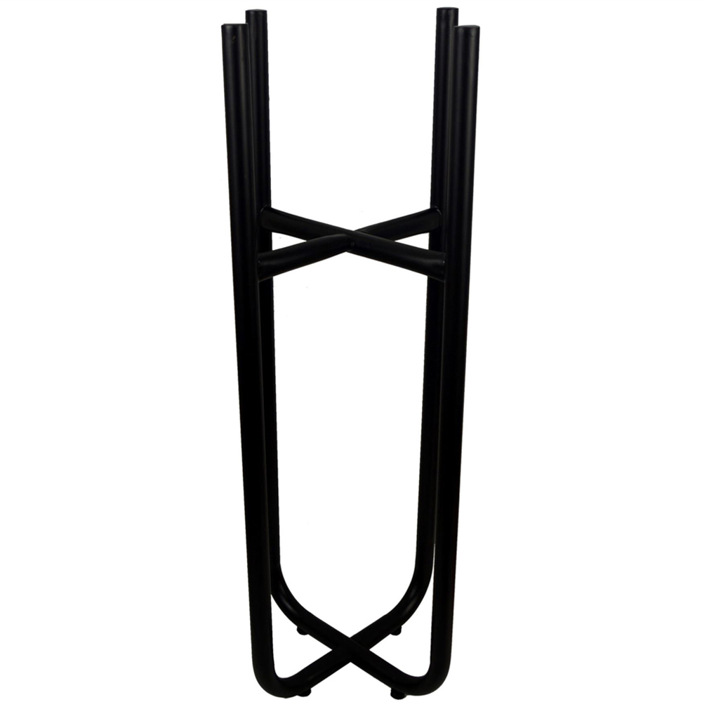 Leaf Large Black Planter Stand 62 x 18cm Image 1