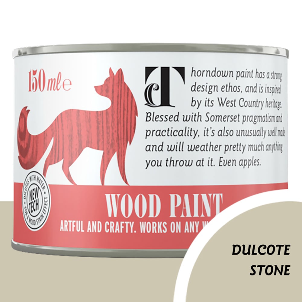 Thorndown Dulcote Stone Satin Wood Paint 150ml Image 4