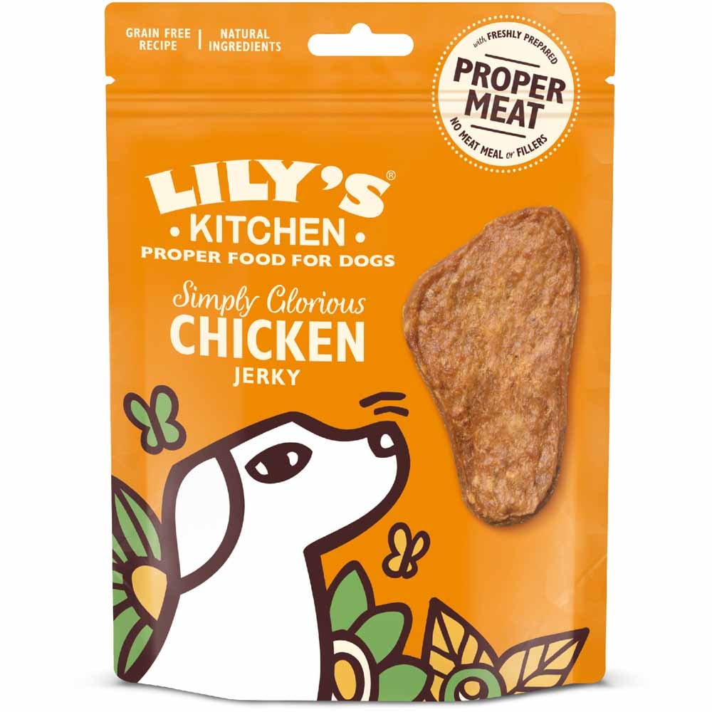 Lily's Kitchen Simply Glorious Chicken Jerky Dog Treats Case of 8 x 70g Image 2